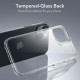 ESR iPhone 15 Ice Shield Θήκη με Πλαίσιο Σιλικόνης και Όψη Γυαλιού Tempered Glass - Διάφανη