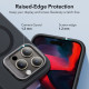 ESR iPhone 15 Pro Cloud Kickstand Halolock MagSafe Σκληρή Θήκη με Πλαίσιο Σιλικόνης και Stand - Black