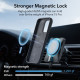 ESR iPhone 15 Pro Max Cloud Kickstand Halolock MagSafe Σκληρή Θήκη με Πλαίσιο Σιλικόνης και Stand - Black