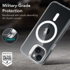 ESR iPhone 15 Classic Kickstand Halolock MagSafe Σκληρή Θήκη με Πλαίσιο Σιλικόνης και Stand - Διάφανη