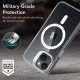 ESR iPhone 15 Plus Classic Kickstand Halolock MagSafe Σκληρή Θήκη με Πλαίσιο Σιλικόνης και Stand - Διάφανη