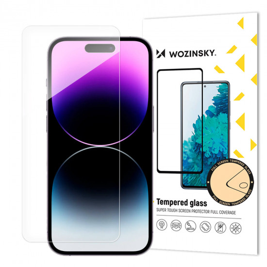 Wozinsky iPhone 15 9H Anti Fingerprint Tempered Glass Αντιχαρακτικό Γυαλί Οθόνης - Clear