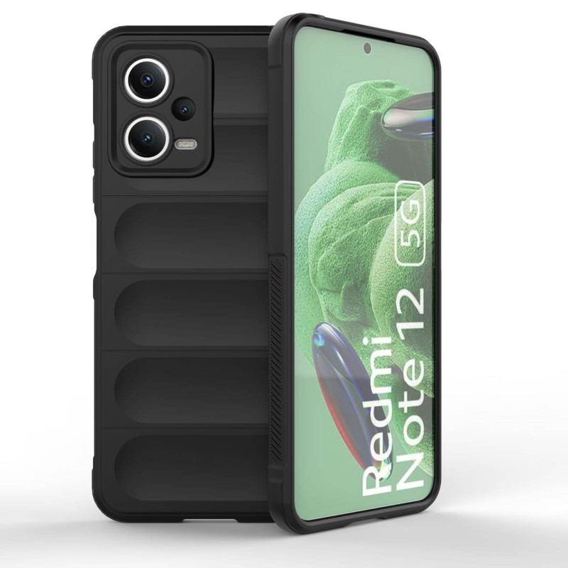 OEM Xiaomi Redmi Note 12 5G / Poco X5 5G Magic Shield Θήκη Σιλικόνης TPU - Black