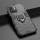 OEM Xiaomi Redmi Note 12 5G / Poco X5 5G Rugged Armor Σκληρή Θήκη Υψηλής Προστασίας με Πλαίσιο Σιλικόνης και Δαχτυλίδι Συγκράτησης - Black
