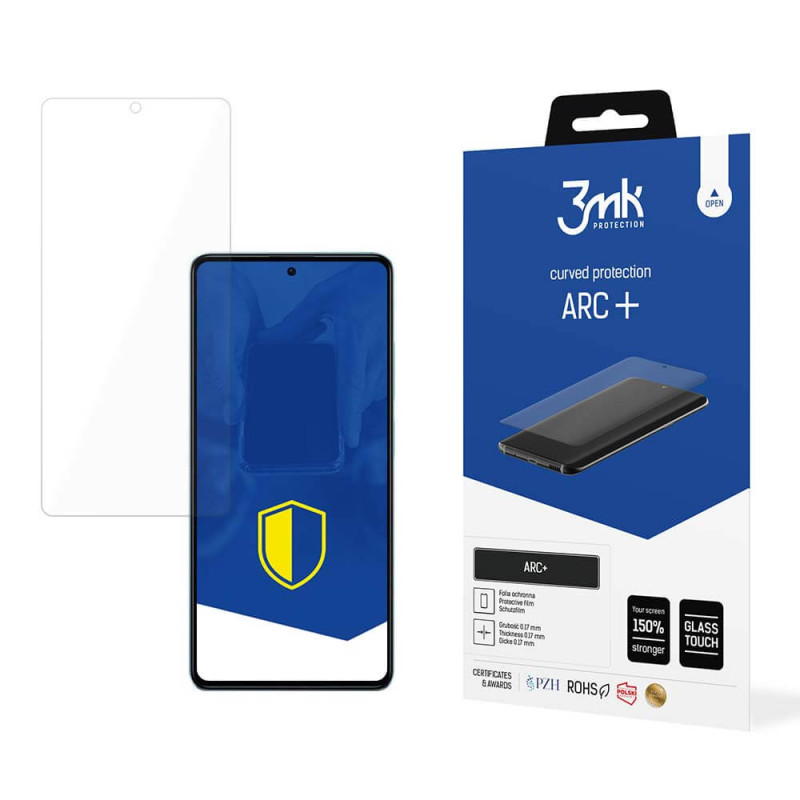3MK Xiaomi Redmi Note 12 Pro+ / Redmi Note 12 Pro 5G ARC+ Curved Protection 0,17mm Full Screen Προστατευτικό Φιλμ Οθόνης - Διάφανο