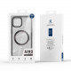 Dux Ducis iPhone 15 Plus Aimo MagSafe Σκληρή Θήκη με Πλαίσιο Σιλικόνης και MagSafe - Black
