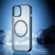 Dux Ducis iPhone 15 Aimo MagSafe Σκληρή Θήκη με Πλαίσιο Σιλικόνης και MagSafe - Black