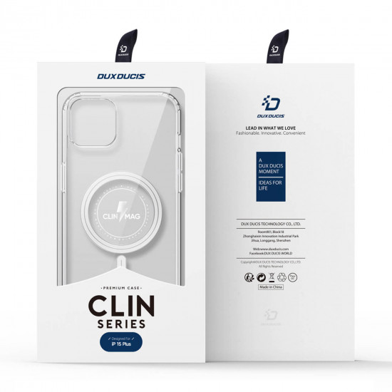 Dux Ducis iPhone 15 Plus Clin Θήκη με MagSafe - Διάφανη