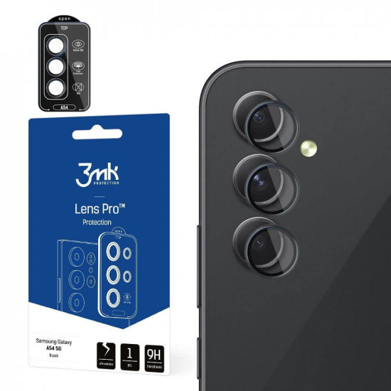 3MK Samsung Galaxy A54 5G Lens Protection Pro 9H Αντιχαρακτικό Γυαλί για την Κάμερα - Black