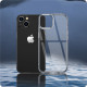 Tech-Protect iPhone 15 Pro Max Flexair Hybrid Σκληρή Θήκη με Πλαίσιο Σιλικόνης - Διάφανη