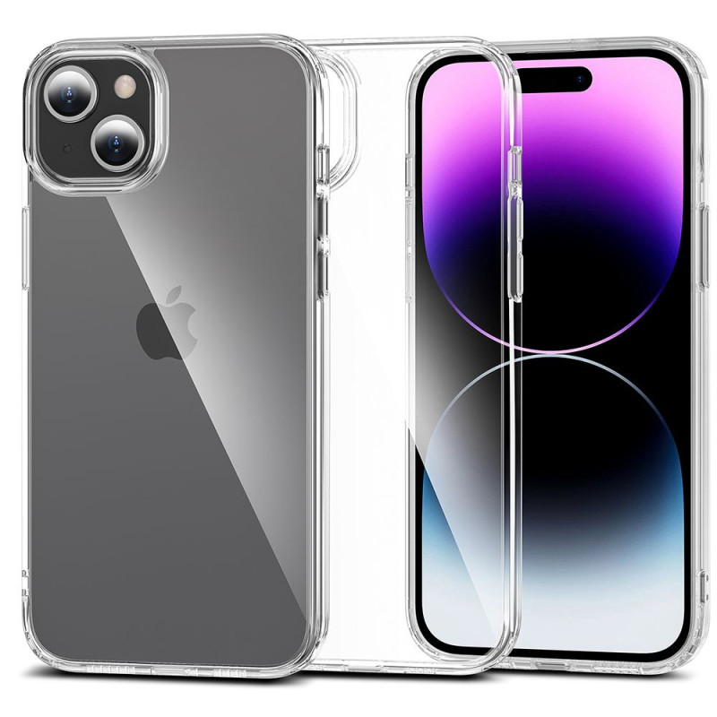Tech-Protect iPhone 15 Flexair Hybrid Σκληρή Θήκη με Πλαίσιο Σιλικόνης - Διάφανη Tech-Protect iPhone 15 Flexair Hybrid Σκληρή Θήκη με Πλαίσιο Σιλικόνης - Διάφανη