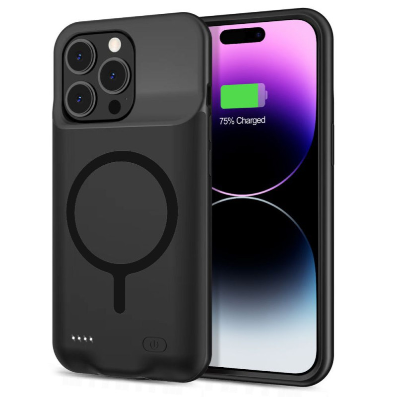 Tech-Protect iPhone 15 Pro Powercase Θήκη με Ενσωματωμένη Μπαταρία 7000mAh και Magsafe - Black