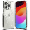 Ringke iPhone 15 Pro Max Air Ultra Thin TPU Case Λεπτή Θήκη Σιλικόνης - Glitter - Διάφανη