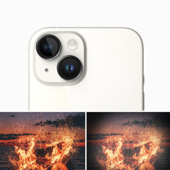 Ringke iPhone 15 / iPhone 15 Plus Lens Frame Glass Αντιχαρακτικό Γυαλί για την Κάμερα - Black