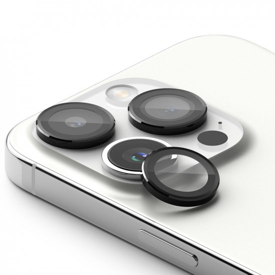 Ringke iPhone 15 Pro Max Lens Frame Glass Αντιχαρακτικό Γυαλί για την Κάμερα - Black