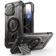 Supcase iPhone 15 UB XT Mag Σκληρή Θήκη με Ανοιγόμενο Κάλυμμα Κάμερας / Stand και Magsafe - Black