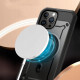 Supcase iPhone 15 Pro Max UB Pro Mag Σκληρή Θήκη με Προστασία Οθόνης και Stand με Magsafe - Black