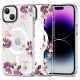 Tech-Protect iPhone 15 Plus MagMood Σκληρή Θήκη με Πλαίσιο Σιλικόνης και MagSafe - Spring Floral