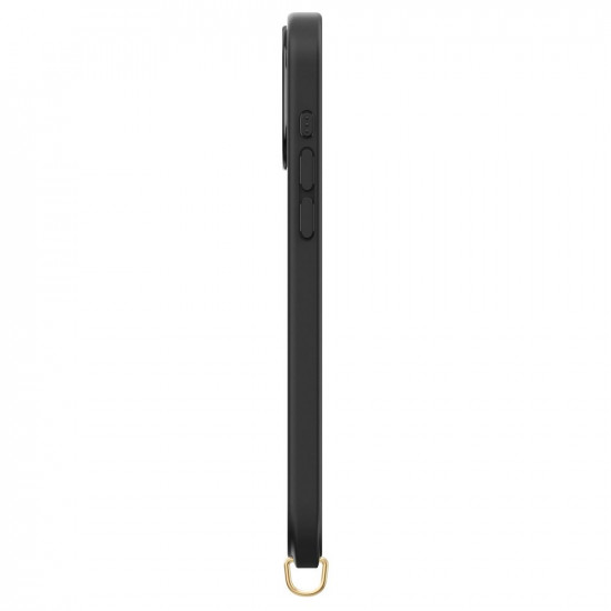 Spigen Cyrill iPhone 15 Pro Classic Charm Mag Σκληρή Θήκη MagSafe με Πλαίσιο Σιλικόνης και Λουράκι - Black