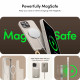 Spigen Cyrill iPhone 15 Pro Classic Charm Mag Σκληρή Θήκη MagSafe με Πλαίσιο Σιλικόνης και Λουράκι - Cream