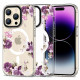 Tech-Protect iPhone 15 Pro MagMood Σκληρή Θήκη με Πλαίσιο Σιλικόνης και MagSafe - Spring Floral