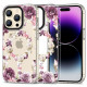 Tech-Protect iPhone 15 Pro MagMood Σκληρή Θήκη με Πλαίσιο Σιλικόνης και MagSafe - Rose Floral