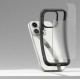 Ringke iPhone 15 Pro Fusion Bold Σκληρή Θήκη με Πλαίσιο Σιλικόνης - Matte Black / Ημιδιάφανη