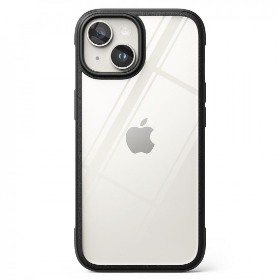 Ringke iPhone 15 Fusion Bold Σκληρή Θήκη με Πλαίσιο Σιλικόνης - Black / Διάφανη