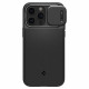 Spigen iPhone 15 Pro Max Optik Armor Mag Θήκη Σιλικόνης με Κάλυμμα για την Κάμερα και MagSafe - Black