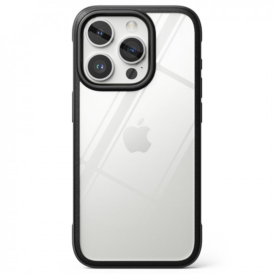 Ringke iPhone 15 Pro Fusion Bold Σκληρή Θήκη με Πλαίσιο Σιλικόνης - Black / Διάφανη
