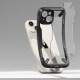 Ringke iPhone 15 Fusion X Σκληρή Θήκη με Πλαίσιο Σιλικόνης - Black - Διάφανη