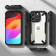 Ringke iPhone 15 Pro Max Fusion X Σκληρή Θήκη με Πλαίσιο Σιλικόνης - Black - Διάφανη