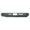 Spigen iPhone 15 Pro Optik Armor Mag Θήκη Σιλικόνης με Κάλυμμα για την Κάμερα και MagSafe - Abyss Green