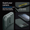 Spigen iPhone 15 Pro Optik Armor Mag Θήκη Σιλικόνης με Κάλυμμα για την Κάμερα και MagSafe - Abyss Green