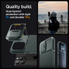 Spigen iPhone 15 Pro Optik Armor Mag Θήκη Σιλικόνης με Κάλυμμα για την Κάμερα και MagSafe - Abyss Green