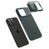 Spigen iPhone 15 Pro Optik Armor Mag Θήκη Σιλικόνης με Κάλυμμα για την Κάμερα και MagSafe - Abyss Green