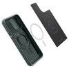Spigen iPhone 15 Pro Optik Armor Mag Θήκη Σιλικόνης με Κάλυμμα για την Κάμερα και MagSafe - Abyss Green
