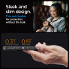 Spigen iPhone 15 Pro Optik Armor Mag Θήκη Σιλικόνης με Κάλυμμα για την Κάμερα και MagSafe - Black
