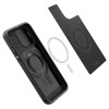 Spigen iPhone 15 Pro Optik Armor Mag Θήκη Σιλικόνης με Κάλυμμα για την Κάμερα και MagSafe - Black