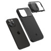 Spigen iPhone 15 Pro Optik Armor Mag Θήκη Σιλικόνης με Κάλυμμα για την Κάμερα και MagSafe - Black