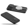 Spigen iPhone 15 Pro Optik Armor Mag Θήκη Σιλικόνης με Κάλυμμα για την Κάμερα και MagSafe - Black