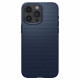 Spigen iPhone 15 Pro Liquid Air Θήκη Σιλικόνης - Navy Blue