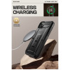 Supcase iPhone 15 Unicorn Beetle Pro Σκληρή Θήκη με Προστασία Οθόνης και Stand - Black