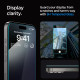 Spigen iPhone 15 Pro Max Glas.TR EZ Fit 0.2mm 2.5D 9H Tempered Glass Αντιχαρακτικό Γυαλί Οθόνης - Clear - AGL06878