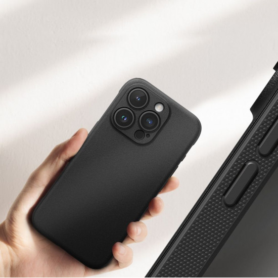 Ringke iPhone 15 Pro Onyx MagSafe Durable TPU Case Θήκη Σιλικόνης με MagSafe - Black