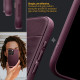 Caseology iPhone 15 Pro Max Parallax Mag Θήκη Σιλικόνης με Σκληρό Πλαίσιο και MagSafe - Burgundy