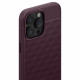 Caseology iPhone 15 Pro Max Parallax Mag Θήκη Σιλικόνης με Σκληρό Πλαίσιο και MagSafe - Burgundy