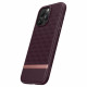 Caseology iPhone 15 Pro Parallax Mag Θήκη Σιλικόνης με Σκληρό Πλαίσιο και MagSafe - Burgundy
