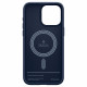 Caseology iPhone 15 Pro Parallax Mag Θήκη Σιλικόνης με Σκληρό Πλαίσιο και MagSafe - Midnight Blue