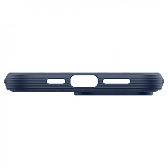Caseology iPhone 15 Pro Parallax Mag Θήκη Σιλικόνης με Σκληρό Πλαίσιο και MagSafe - Midnight Blue